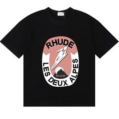 Les Deux Alpes Cotton T-Shirts