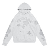 Rhinestone Pattern Hoodie