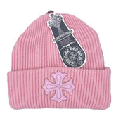 CH Letter Pattern Knit Hat