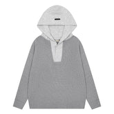 Knitted Sweater Hoodie