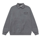 25FW Lapel Pullover Sweatshirt