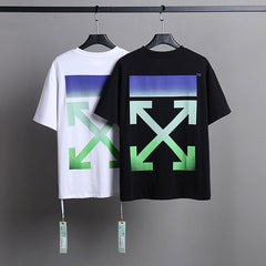 Gradient cartoon arrow pattern T-Shirts