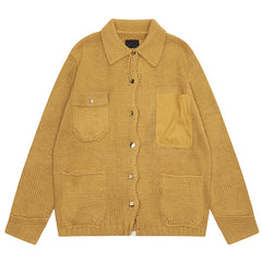 pockets Sweater coat