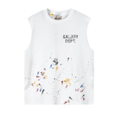 Letter Print Sleeveless T-shirt Vest #GA-B15