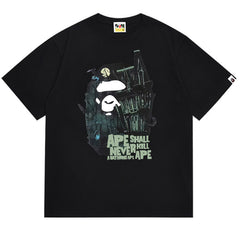 Halloween Mansion Head Tee