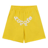 Letter Pattern Shorts #S232 Yellow