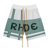 knitted casual letter shorts