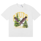 Eagle lettering print T-Shirts