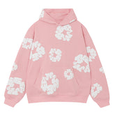 The Cotton Wreath Hoodie Pink
