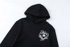Pattern Letter Hoodie #7229