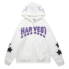 MODP TIFO Star Letter Print Hoodie