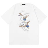 Crane Print T-shirts