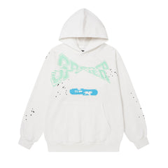 Letter Pattern Hoodie #242