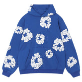 The Cotton Wreath Hoodie Blue