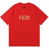 Flocking letters T-Shirts