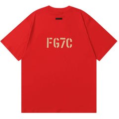 Flocking letters T-Shirts
