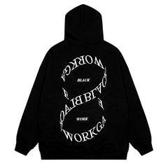 MODP TIFO Letter Print Hoodie