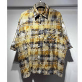 Letter Embroidered Collar Shirt