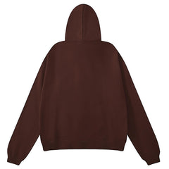 Number Hoodie-Brown #8203