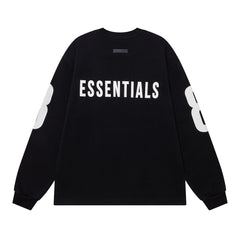 Print Letter Long-Sleeve T-Shirt #1935