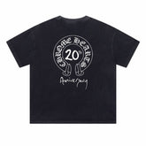 CH Patterned Washed Distressed T-shirt