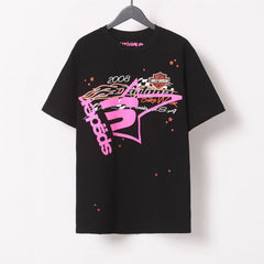 Letter Pattern T-shirt #S T008