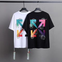 Cartoon color spelling arrow pattern T-Shirts
