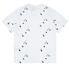 Swimming Man Logo-Print T-Shirt