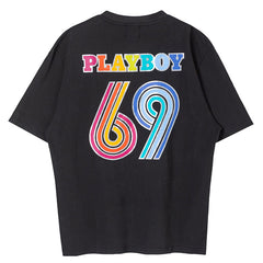 Play Boy 69 Print T-Shirt