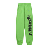 Letter Pattern Rhinestones Pants #S229-2