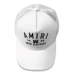 logo-embroidered trucker cap