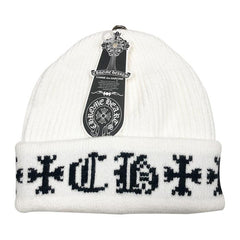 CH Letter Pattern Knit Hat