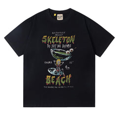 Skull Pattern Casual T-shirt #G568