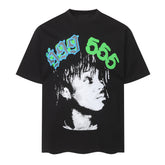 Letter Pattern T-shirt #S T016