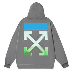 Gradient Arrows Hoodies