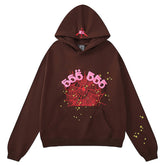 Number Hoodie-Brown #8203