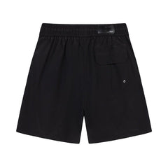 Straight-Leg Mid-Length Logo-Print Swim Shorts