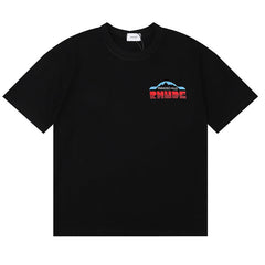 Black dove lettering print T-Shirts