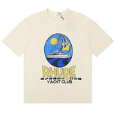 Yacht Club Logo-Print Cotton-Jersey T-Shirts