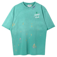 Letter Logo Print T-Shirt