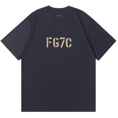 Flocking letters T-Shirts