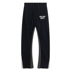 Logo Flared Cotton Sweatpants