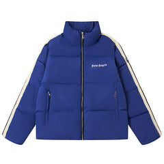 Letter Printed Cotton Jacket.