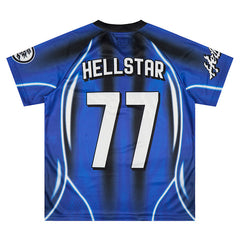 'Blue Stripes' Mesh Jersey