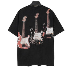 Skull Guitar Pattern T-shirt #G5368/G6368