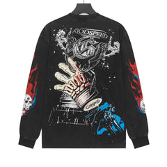 Skeleton Racer Long Sleeve T-Shirt