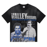 Speech Pattern Printed T-shirt #V1109