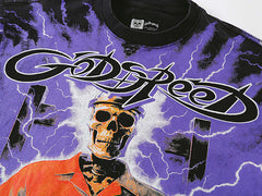 Skull Throne Pattern T-shirt #G1203