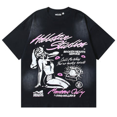 Girls' Telephone Print T-shirt