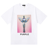 Logo Letter Pattern Print T-Shirt
